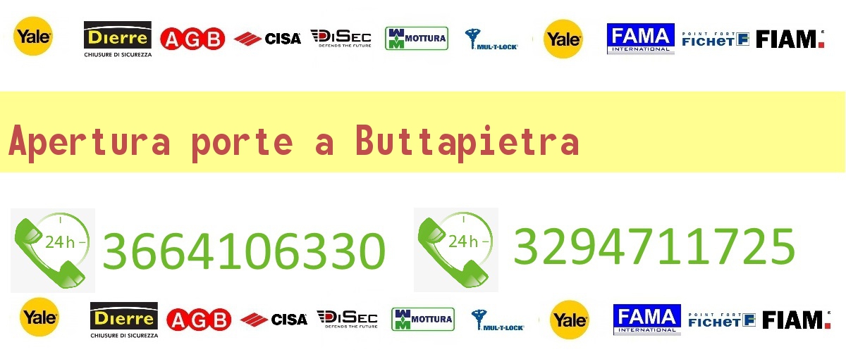 Apertura porte Buttapietra