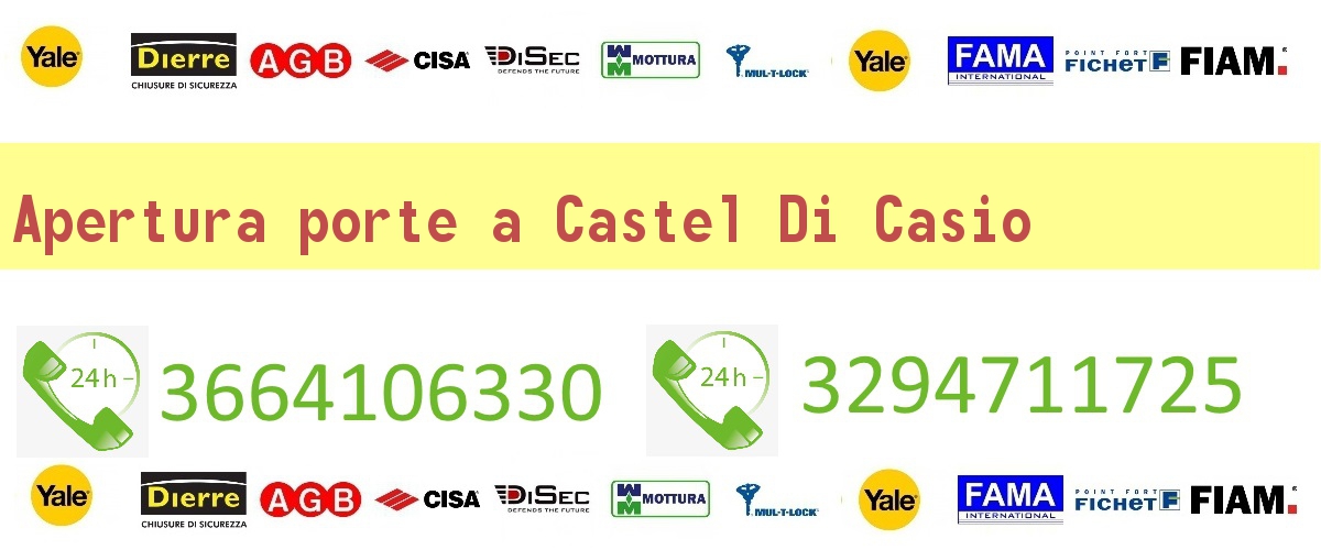 Apertura porte Castel Di Casio