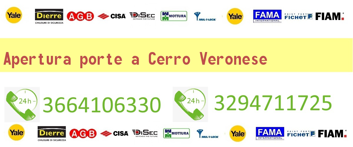 Apertura porte Cerro Veronese