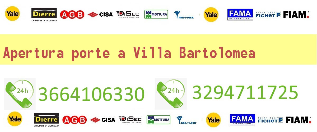 Apertura porte Villa Bartolomea