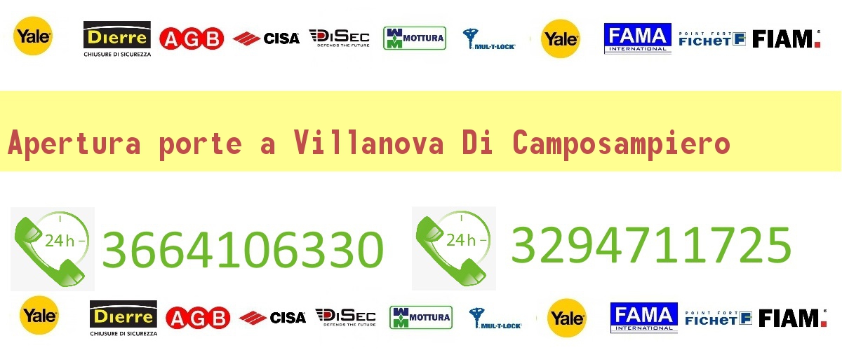 Apertura porte Villanova Di Camposampiero