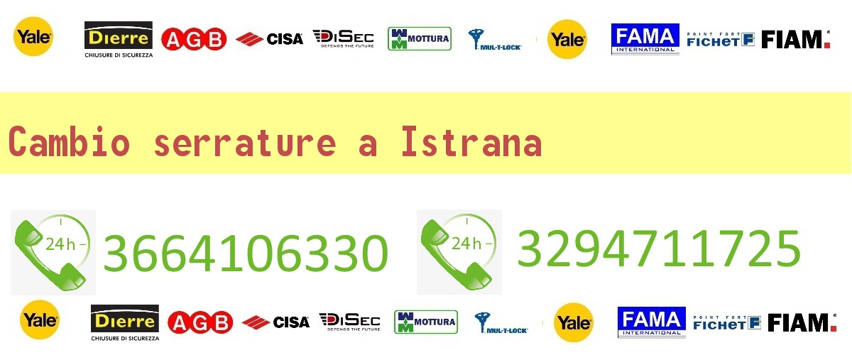 Cambio serrature Istrana