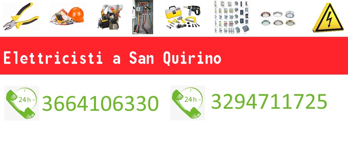 Elettricisti San Quirino