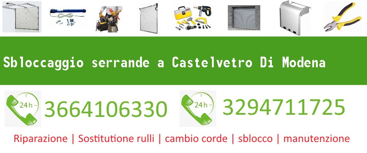 Sbloccaggio serrande Castelvetro Di Modena
