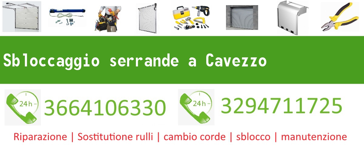 Sbloccaggio serrande Cavezzo